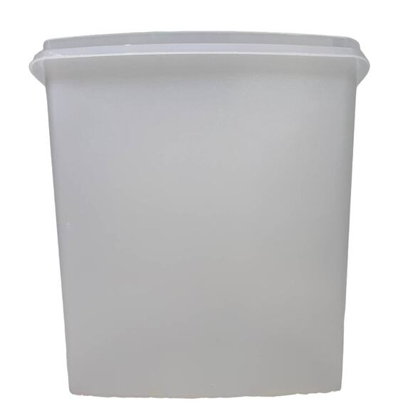 Tupperware Vtg 90's Modular Mates Super Cereal Keeper Store N Pour & Seal Blue - Picture 5 of 12